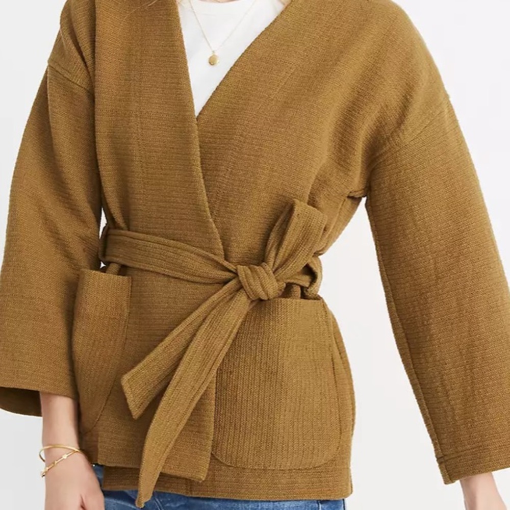 Texture & Thread Wrap Jacket - Picture 11 of 11